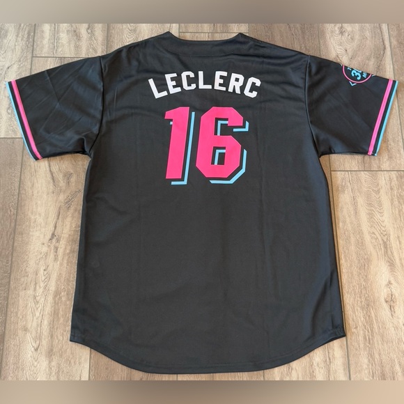 Furious Motorsport Leclerc #16 Vice City Jersey Miami Men's Medium Formula 1 🏁 - Picture 8 of 13